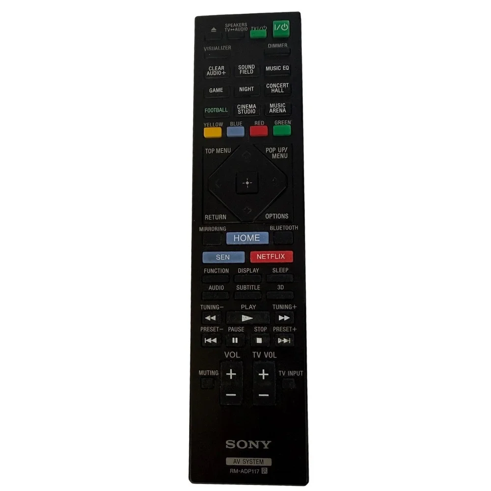 Sony RM-ADP117 AV System Remote Control for Home Theater Receiver Genuine Tested